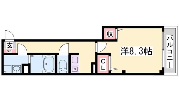 フィオーレ橘の物件間取画像